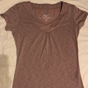 Kuhl Beige V-Neck Shirt Women's XS
